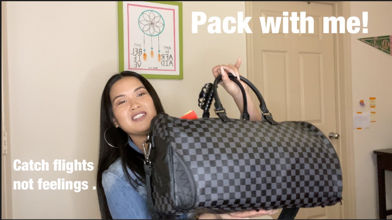 Pack with me!!!, ft. Sprayground Duffle