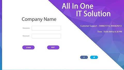All in one Billing Application