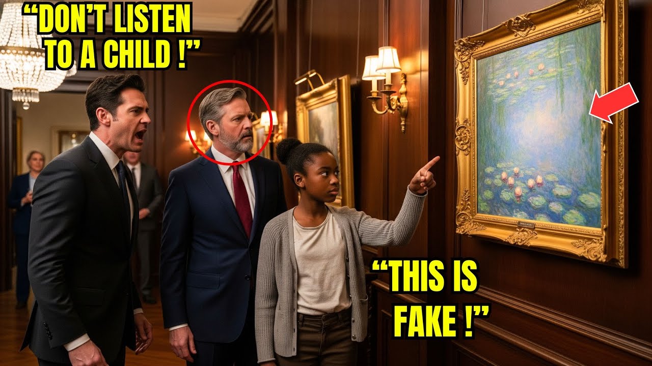 «Эта картина — подделка!» — крикнула дочь горничной по-французски, а затем раскрыла шокирующую пр...
