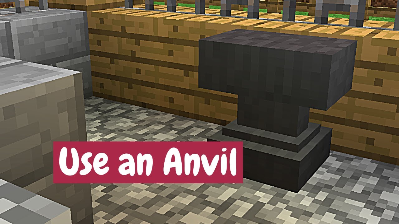 How To Use an Anvil - Minecraft Tutorial - YouTube
