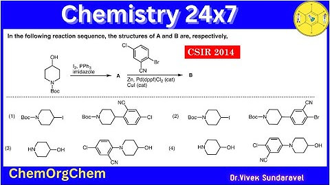 Appel Reaction/Negishi Cross-Coupling/Problem Solved/ CSIR 2014/ ChemOrgChem