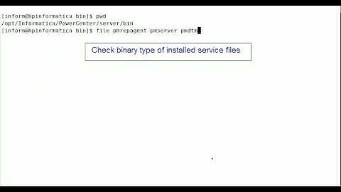 Informatica PowerCenter Installation - Install 8.6.1 on Linux