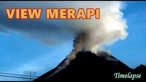 Siluet Gunung Merapi (09 Januari 2024) #erupsimerapi #gunung #kaliurang #merapi #merapisiaga