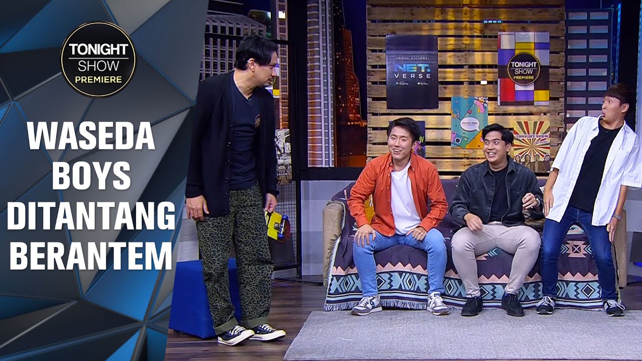REAKSI WASEDA BOYS KETEMU SAMA BAPAK-BAPAK GAUL - Tonight Show Premiere