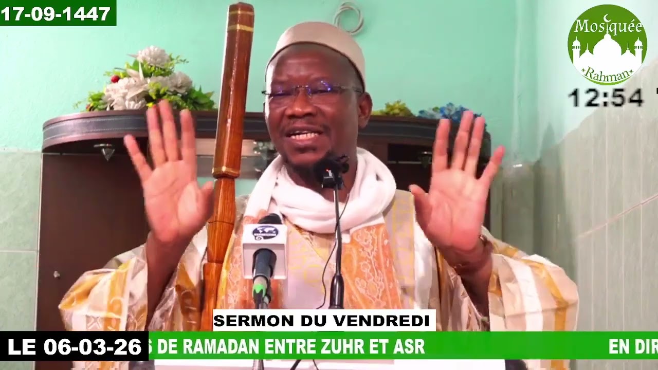 Imam Mohamed Mahi Ouattara Sermon du vendredi 06 Mars 2026
