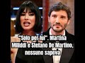 La confessione piccante di Martina Miliddi su Stefano De Martino: "Solo per lui la sera.. #demartino