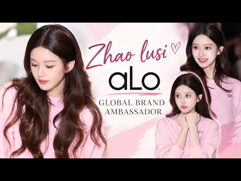 Zhao Lusi ALO global brand ambassador 💗🌷 #zhaolusi #cdrama 
