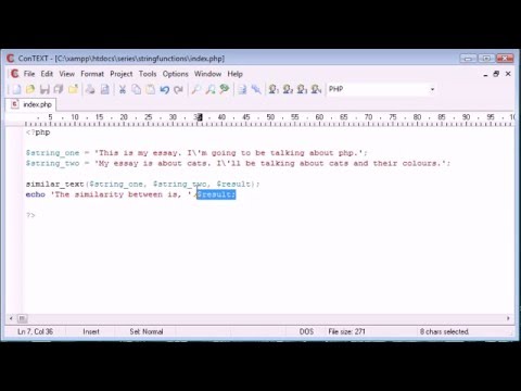 Beginner PHP Tutorial   36   String Functions Part 3