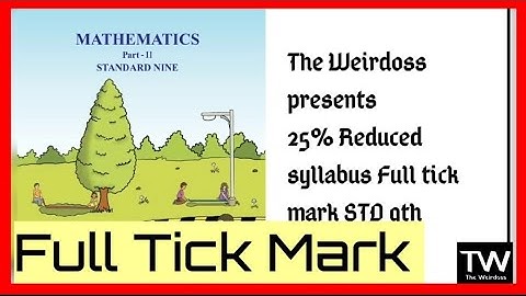 REDUCED SYLLABUS OF MATHS- 2 STD 9th SSC ( Maharshtra Board)