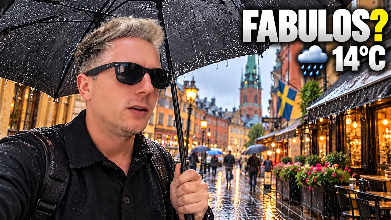 Ne-a PLOUAT toată ziua în STOCKHOLM: DEZAMĂGIRE în ORAȘUL PERFECT!