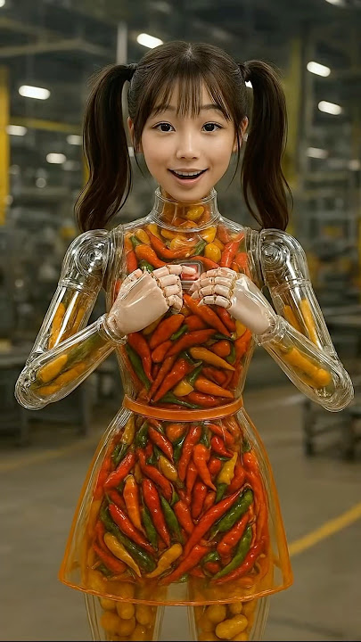 Squid Game Ai Hot Tabasco Dispenser Robot #futuristic #squidgame2 #humanoid #asmr #robot #ai