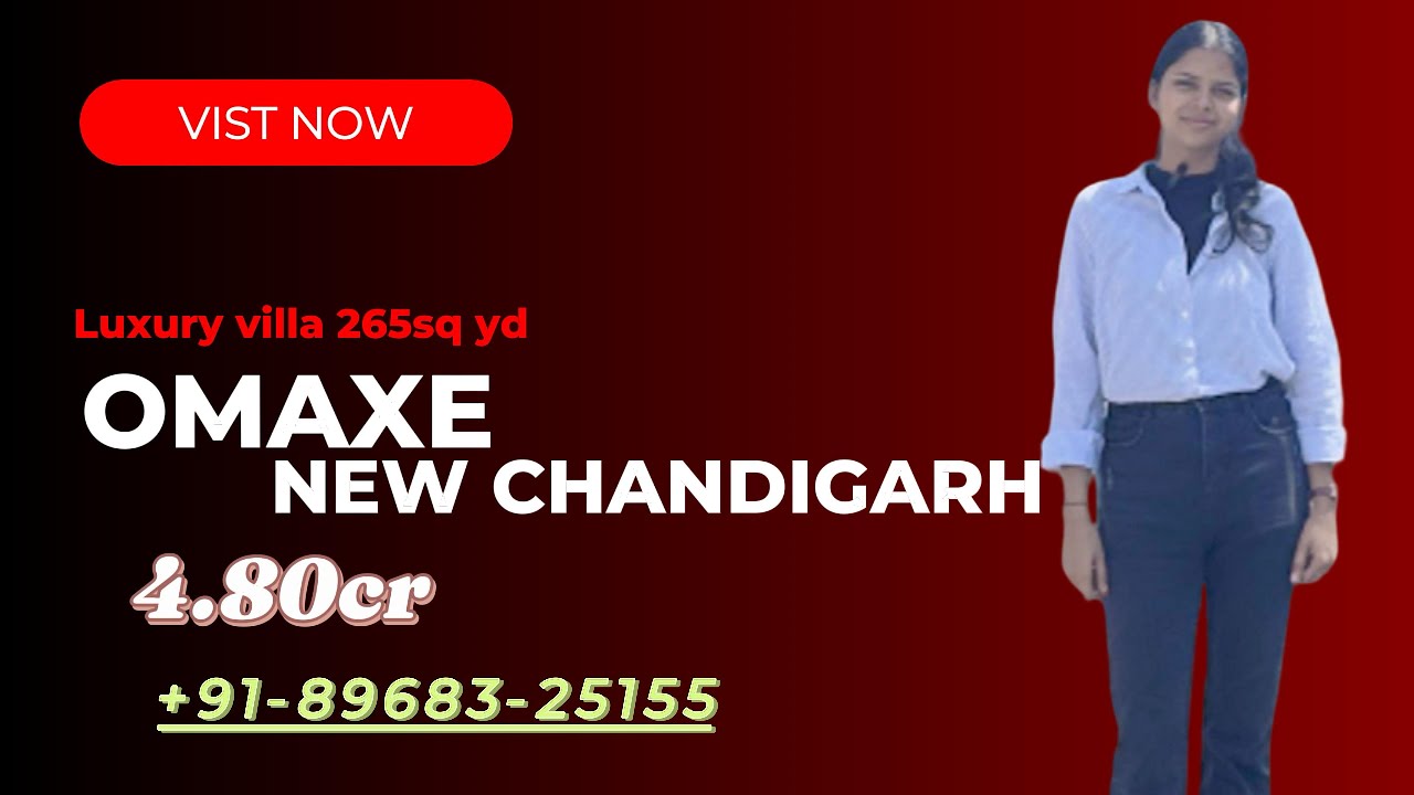 Omaxe New Chandigarh || Luxury Villa || 265 sq yd near by pca stadium only for 4.80cr