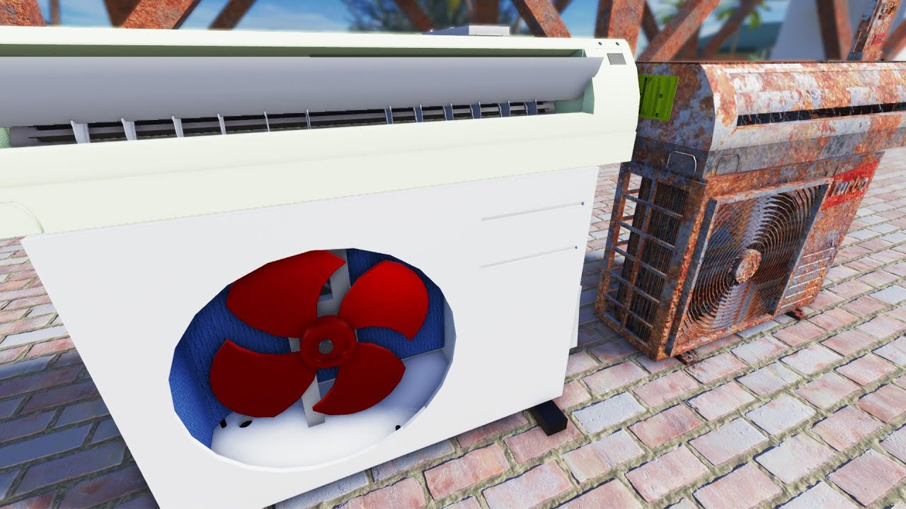 I Made a Place Full of Old Air Conditioners | Roblox
