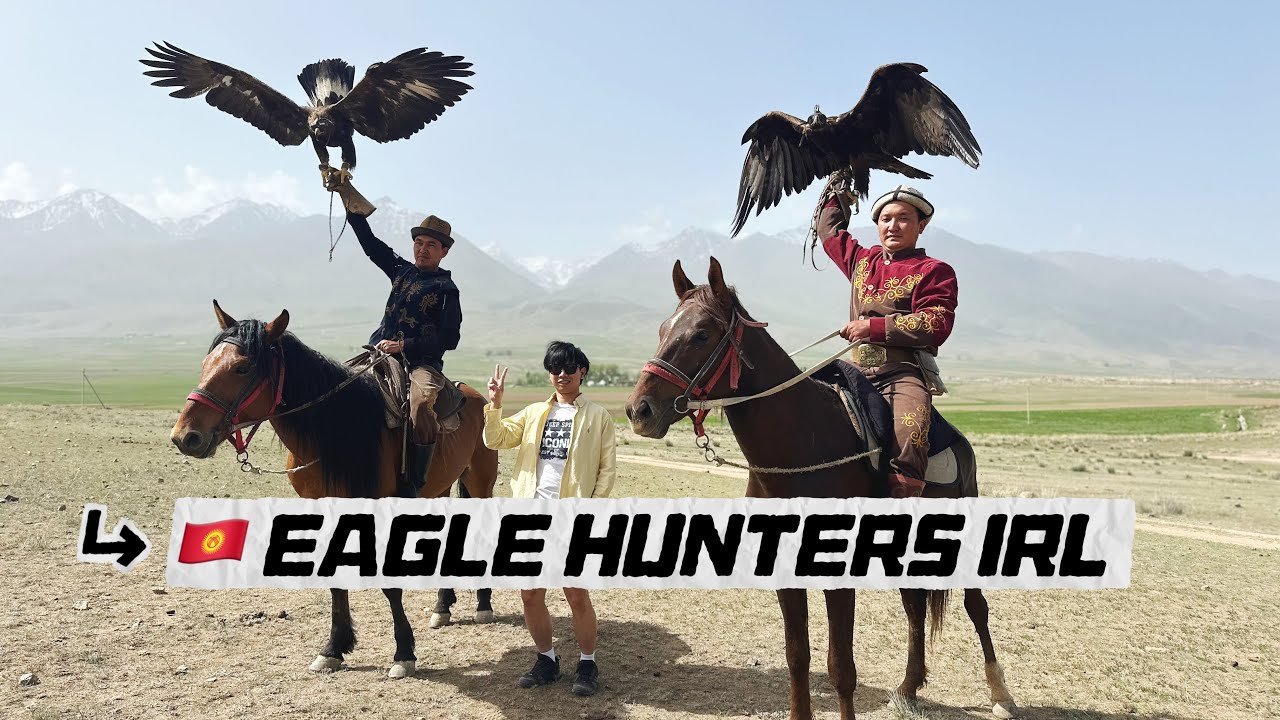 I Swam in an Ice-Cold Lake in Kyrgyzstan 🇰🇬… Then Met an Eagle Hunter