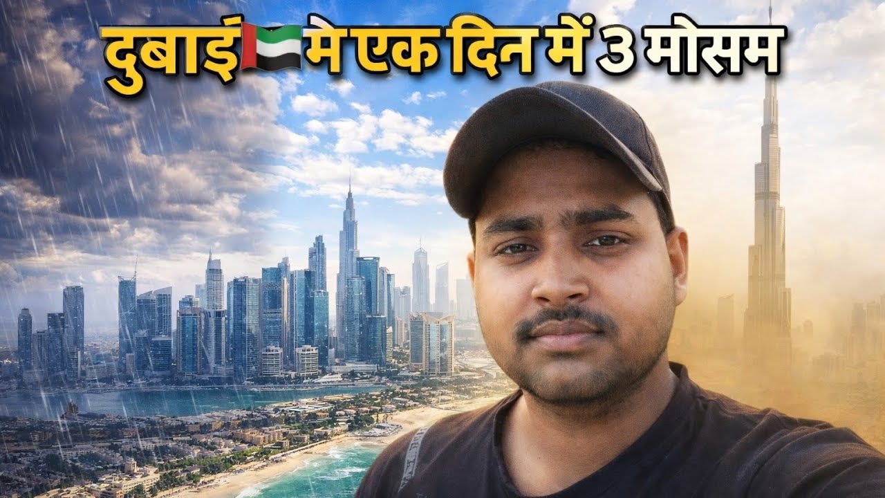 Dubai mein ek din 3 Mausam @vyralindian #explore #contentcreator #viral #vlog #dubai #funny 