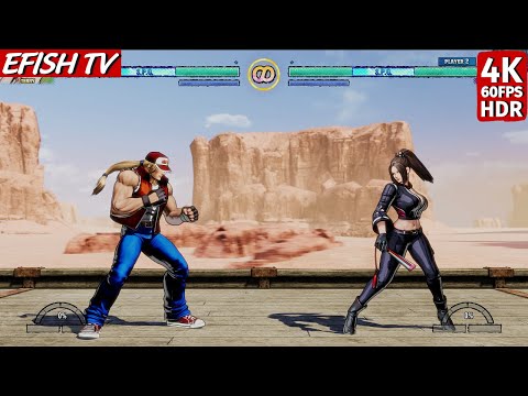 Terry Bogard vs Mai Shiranui (Hardest AI) - Fatal Fury: CotW