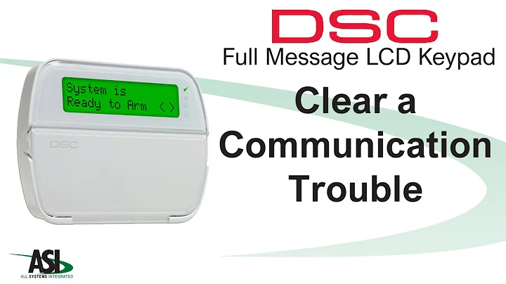 Clearing a communication trouble on a full English keypad