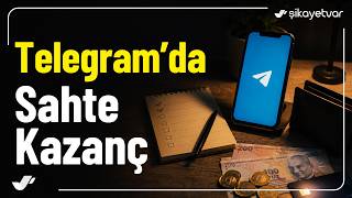 Telegramda 250.000 Tl Kaptıran Mağdurun Hikayesi: Sakın Kanmayın