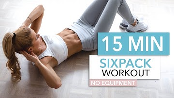 LATIHAN SIXPACK 15 MENIT - latihan perut intens / Tanpa Peralatan I Pamela Reif