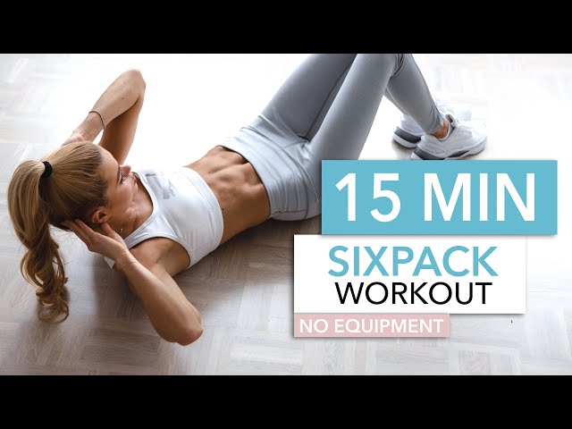 15 MIN SIXPACK WORKOUT - intense ab workout / No Equipment I Pamela Reif class=