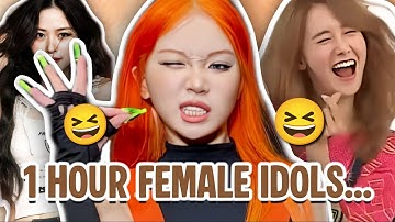 One hour of female idol moments...
