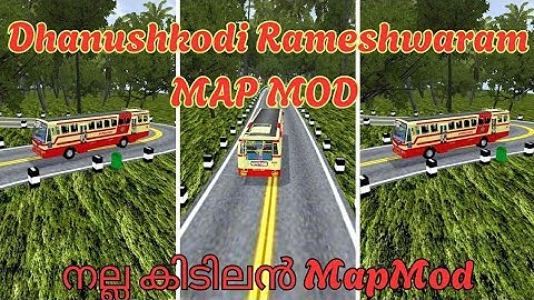 Dhanushkodi Rameshwaram map mod | map credit @Tamilinstinct #mapmodforbussid #bussimulatorindonesia 