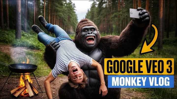 Monkey vlogging By Google Veo 3 | vlog