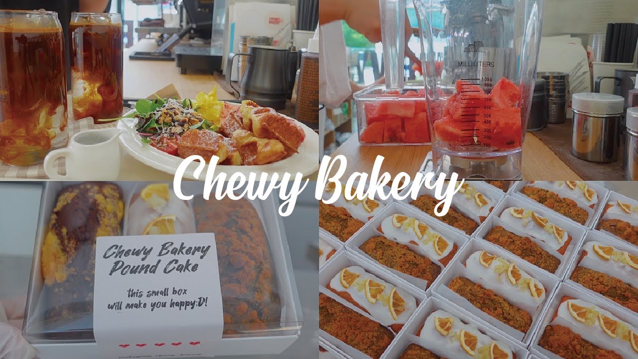 1인 디저트카페 브이로그ㅣ브런치 시작ㅣ크로플 브런치ㅣ답례품 준비ㅣ꿀수박주스