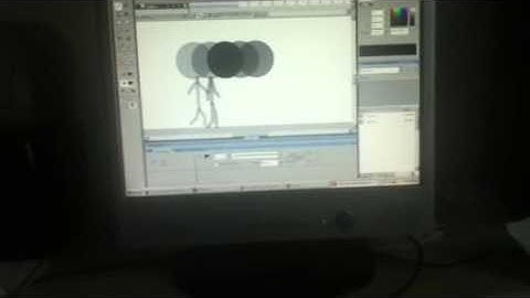 how to make a walking animation in macromedia flash 8
