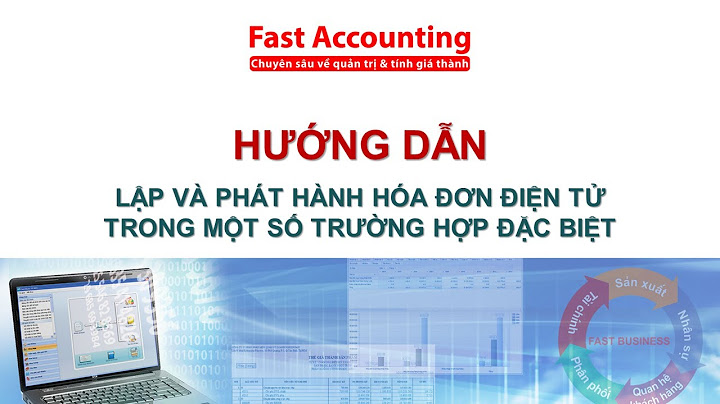 Cách xuất hóa đơn điện tử trên phần mềm fast