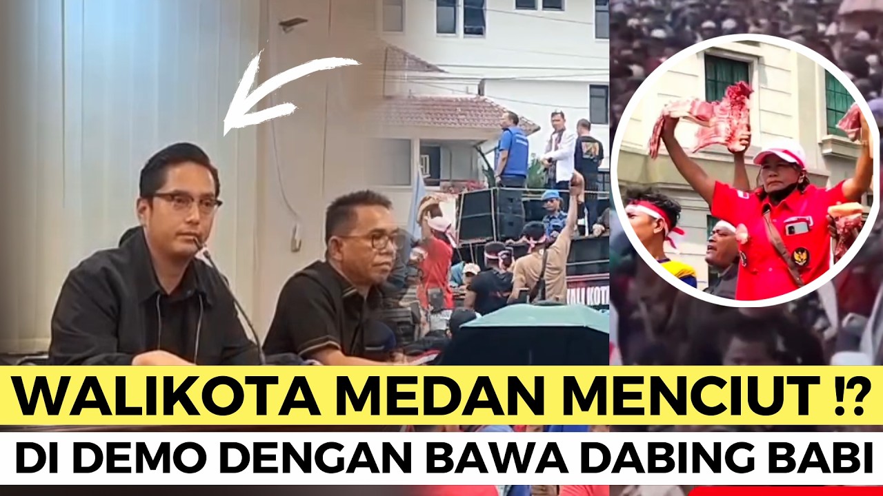 AKHIRNYA WALI KOTA MEDAN PANIK ‼️ RIBUAN WARGA MEDAN DEMO BAWA LANGSUNG DAGING B2 KE BALAI KOTA