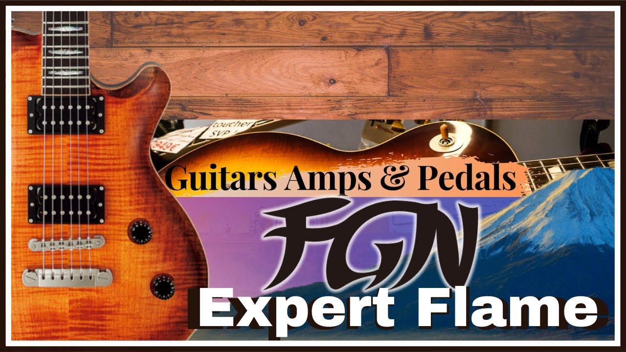【⭐︎8/17迄セール⭐︎】FUGIGEN Exepert FLAME EFL EFL-FM-R / FGN Guitars