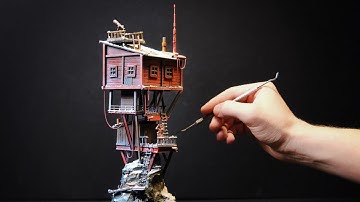 Scratch Building a Mountaintop Outpost