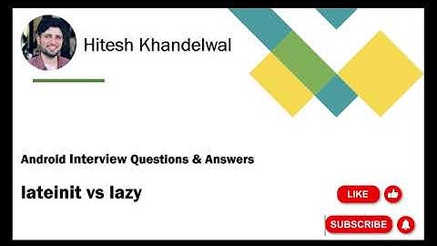 lateinit VS lazy keywords in Kotlin | Android Interview Questions & Answers | #kotlin #android