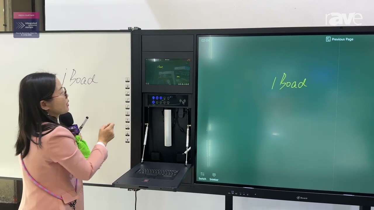 ISE 2026: iBoard Demonstrates All-in-One 75 Interactive Display