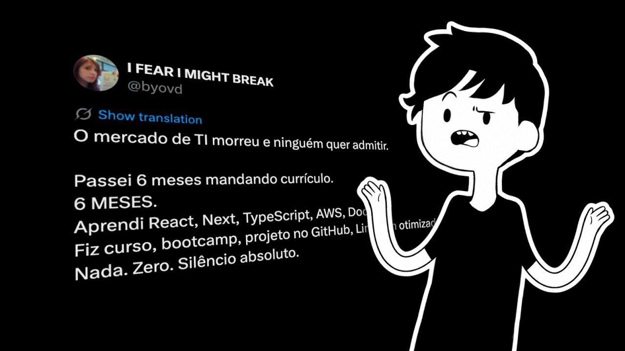 TI para estagiário e dev Junior morreu