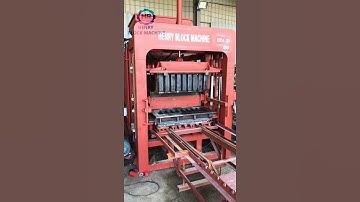 Amazing process of solid block making machine test Malawi size of QT4-15 block machine #shorts