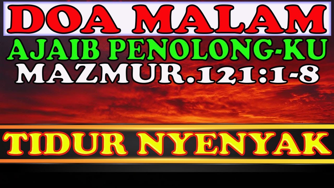 🟢💙Renungan Harian Hari Ini, Doa Untuk Tidur, Renungan Untuk tidur, Doa