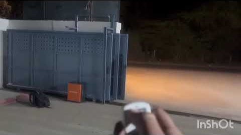 Autozone Foldable Sliding Gate Motor #elktroz #automation