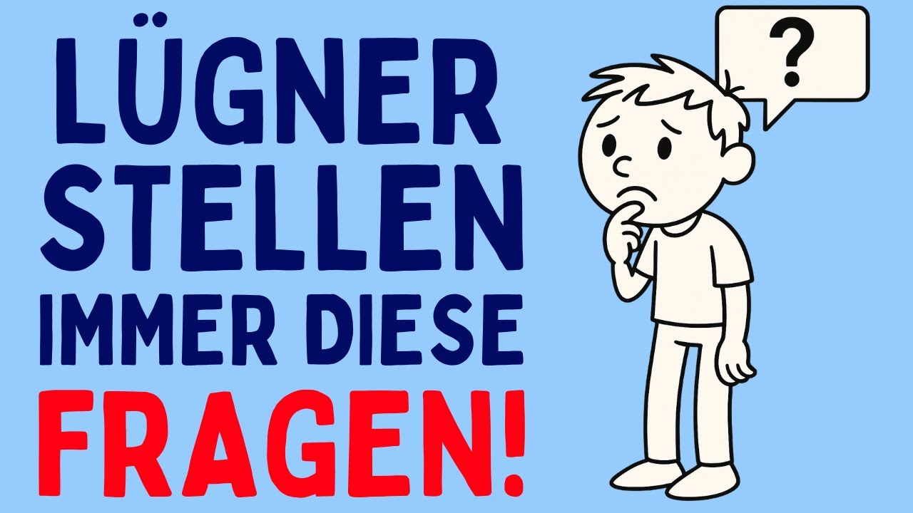 ⚠️Diese 5 Fragen stellen Lügner immer (So entlarvst du sie)