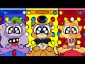 100 Mystery Buttons But It's Roxy vs Freddy vs Sun | FNAF Security Breach COMPILATION