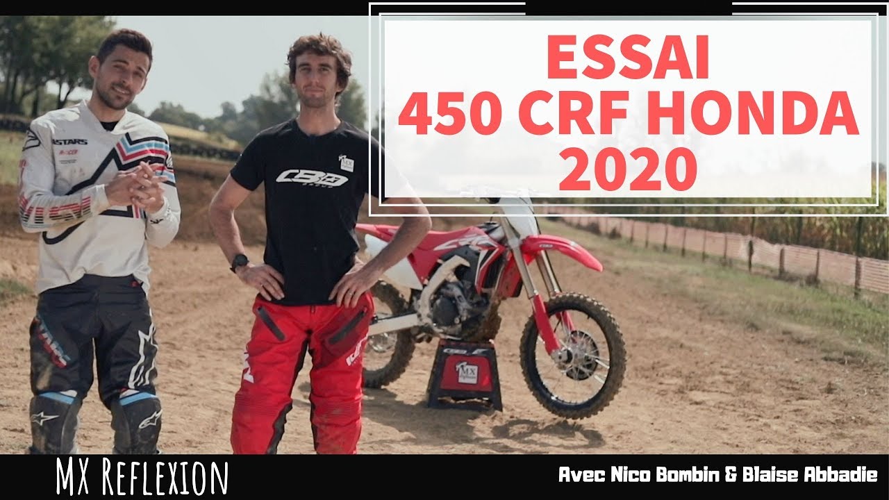 Essai De La 450 CRF 2020 Honda MX Reflexion YouTube