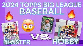 2024 TOPPS BIG LEAGUE BASEBALL Blaster VS. Hobby Box. Rookie Auto hit!!!