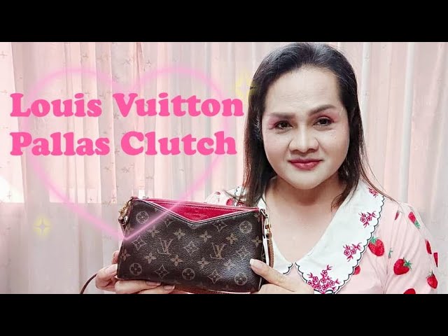 lv pallas clutch pink