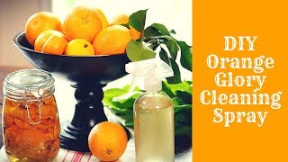 How to Make Natural Orange Glory Cleaning Spray