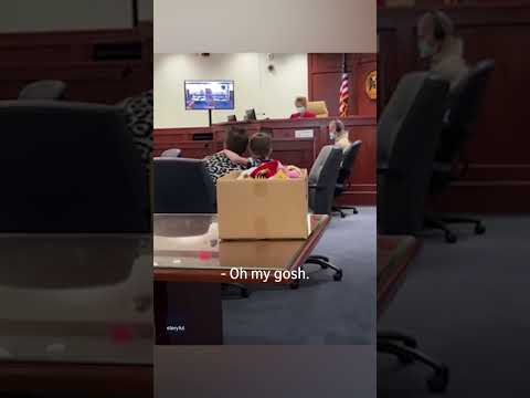 Boy tells adoption court how much he adores new mom | Humankind #shorts #goodnews