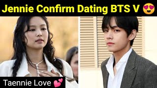 Jennie Confirm Dating BTS V 😍 | Jennie Hint On Dating