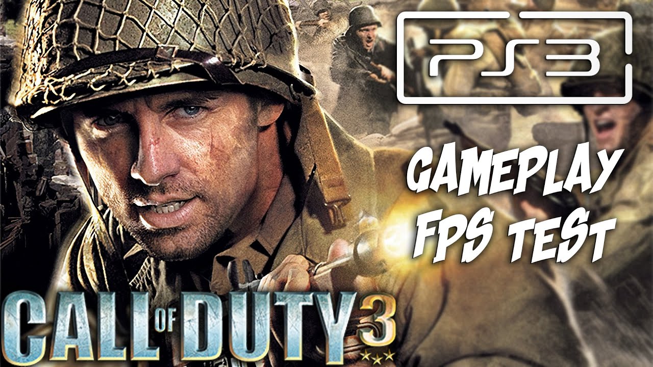 Call of Duty 3 Ps3 Gameplay & Fps Test YouTube