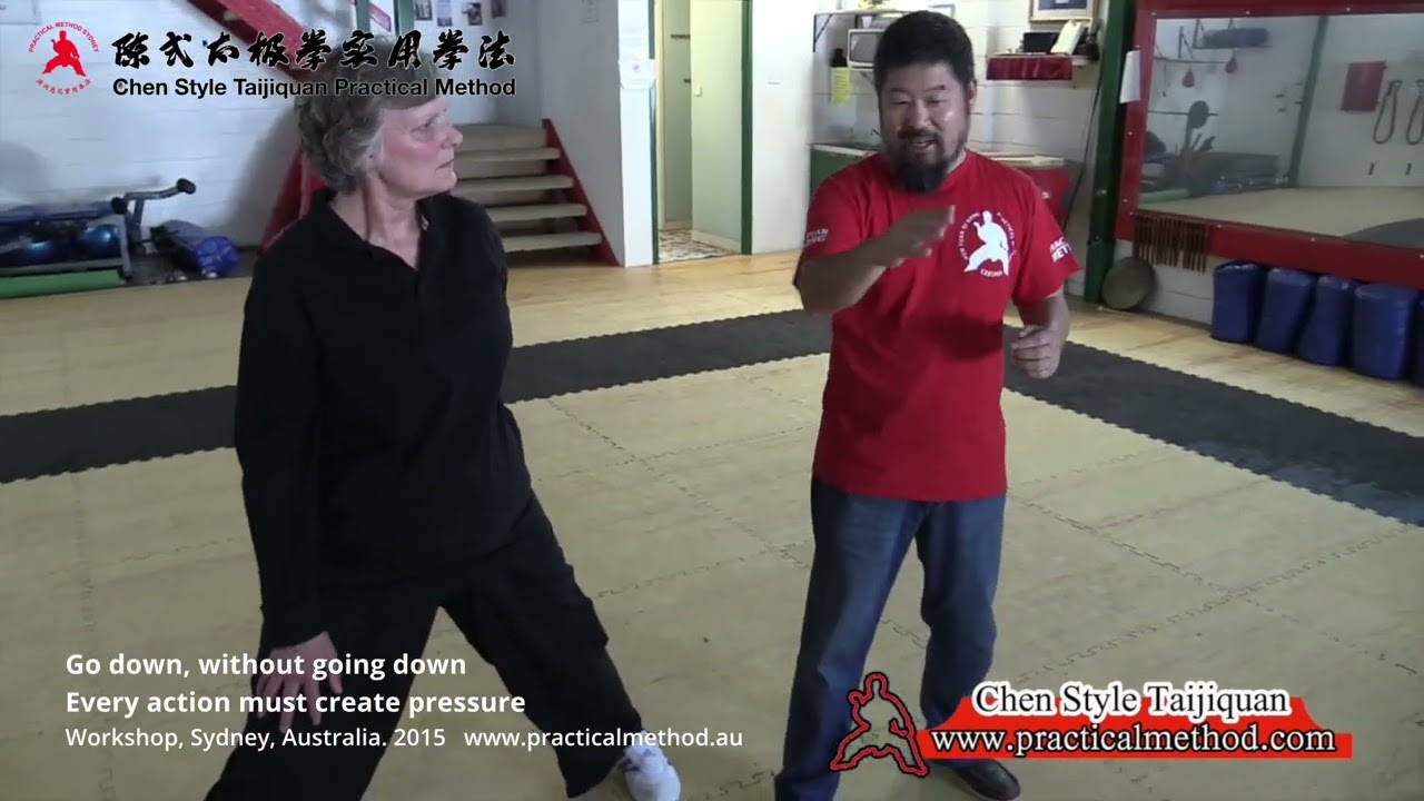 Go down without going down. Every action must create pressure! Master Chen Zhonghua