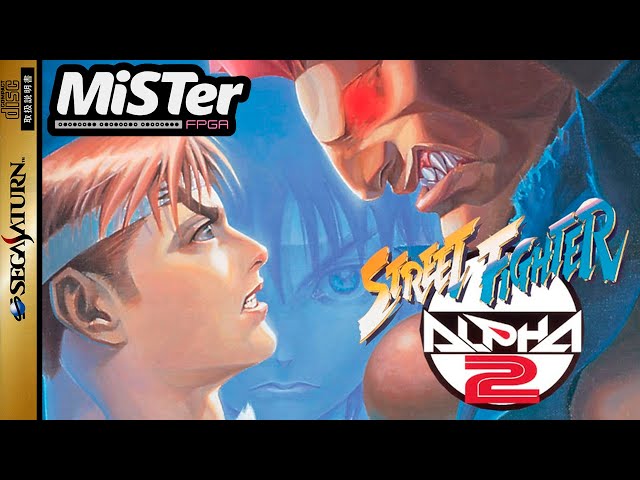 Street Fighter Zero 2 Dash Sega Saturn | MiSTer FPGA Gameplay